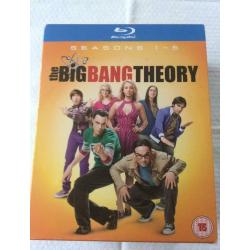 Big Bang theory. Season 1-5. Blu- ray