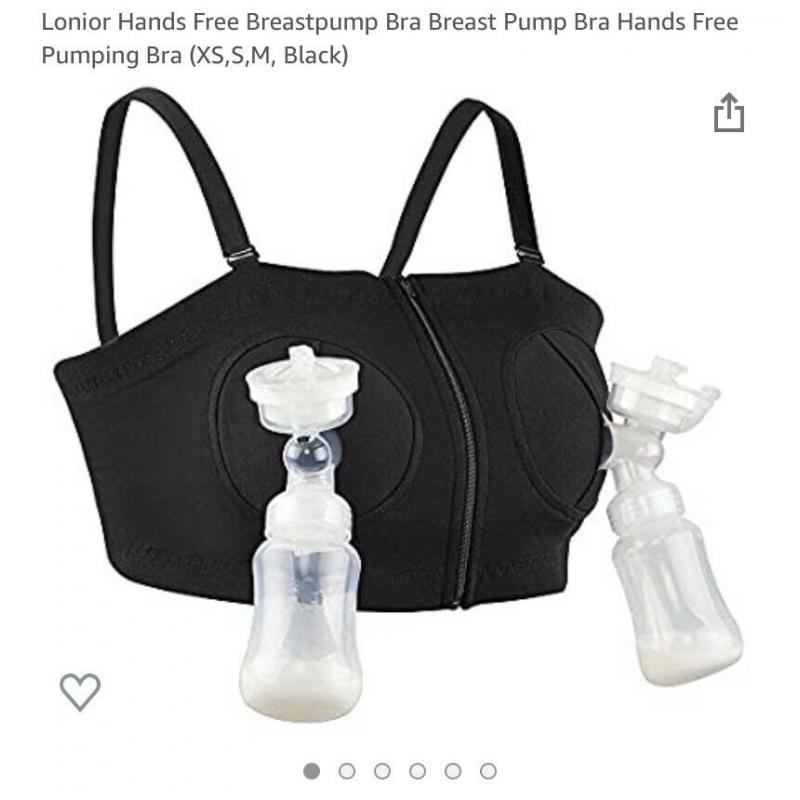 Handsfree breastpump bra