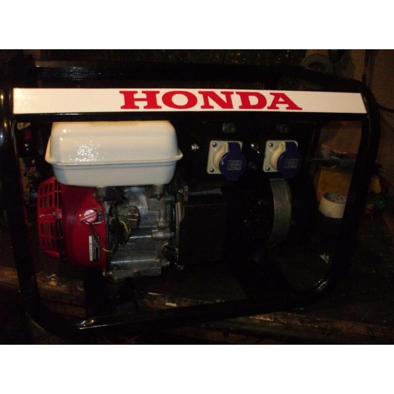 (V) 3.5KVA TOP OF THE RANGE GENUINE HONDA GENERATOR WITH LOW OIL SHUTDOWN