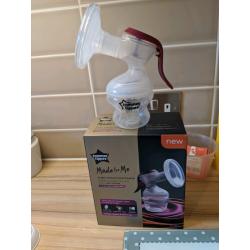 Tommee Tippee manual breast pump.