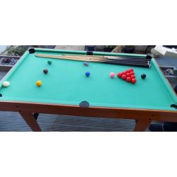 Snooker/Pool/Table Tennis and Air Hockey Table and Accessories