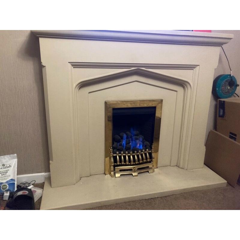 Gas Fire and surround