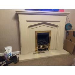 Gas Fire and surround