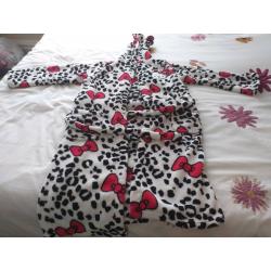 Hello kitty dressing gown