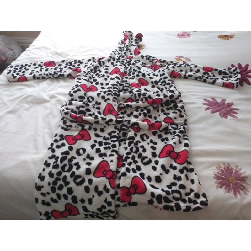 Hello kitty dressing gown