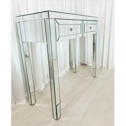 Dressing Table Glass Mirrored Vanity Table AMESBURY PREMIUM PLUS Console Desk