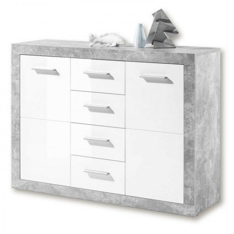 Paris Grey & White Sideboard