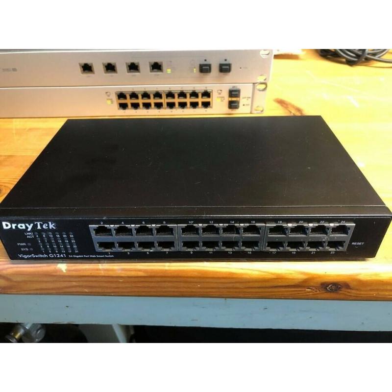 DrayTek VigorSwitch G1241 (MANAGED Gigabit Switch)