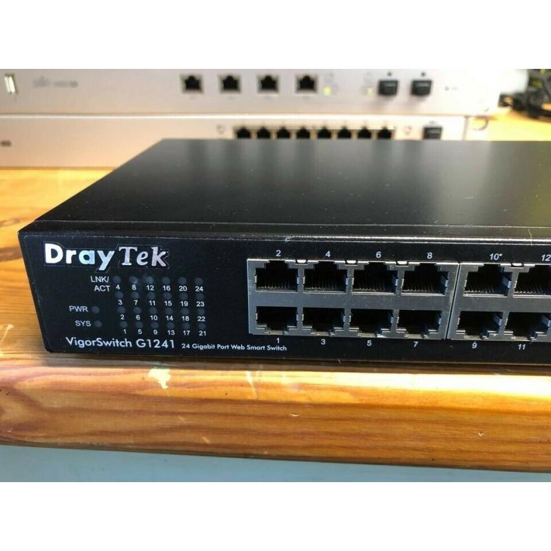 DrayTek VigorSwitch G1241 (MANAGED Gigabit Switch)