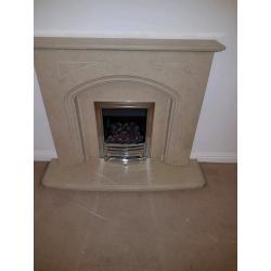 Gas fire + surround