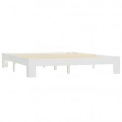 Bed Frame White Solid Pine Wood 180x200 cm 6FT Super King-283297