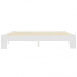 Bed Frame White Solid Pine Wood 180x200 cm 6FT Super King-283297