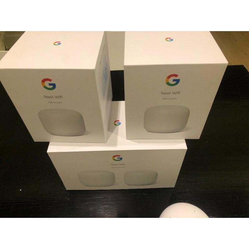 XMAS present - NEW Google Nest Router + 3 Points SET (brandnew, unused) 440 instead of 497 GBP