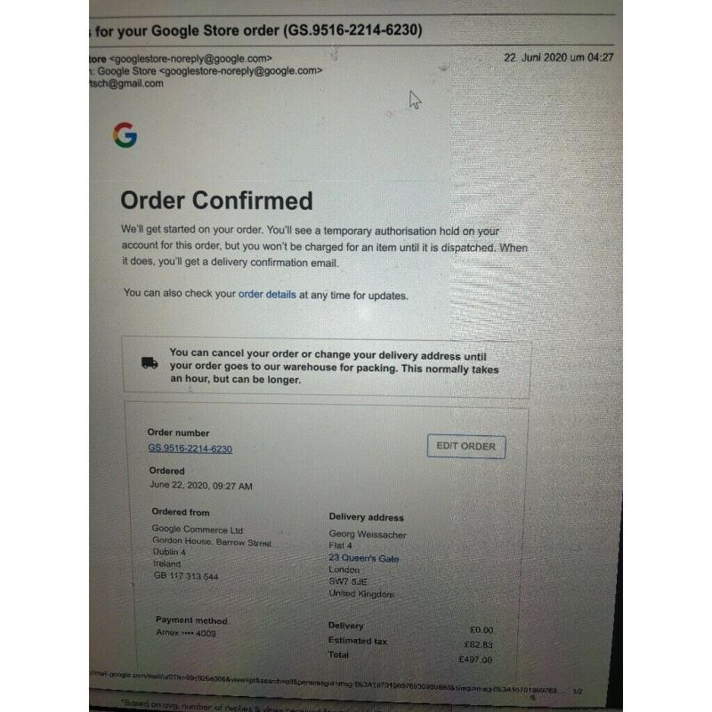 XMAS present - NEW Google Nest Router + 3 Points SET (brandnew, unused) 440 instead of 497 GBP