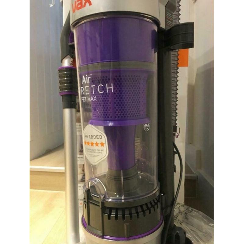 FREE DELIVERY VAX AIR STRETCH PET MAX BAGLESS UPRIGHT VACUUM CLEANER HOOVERS