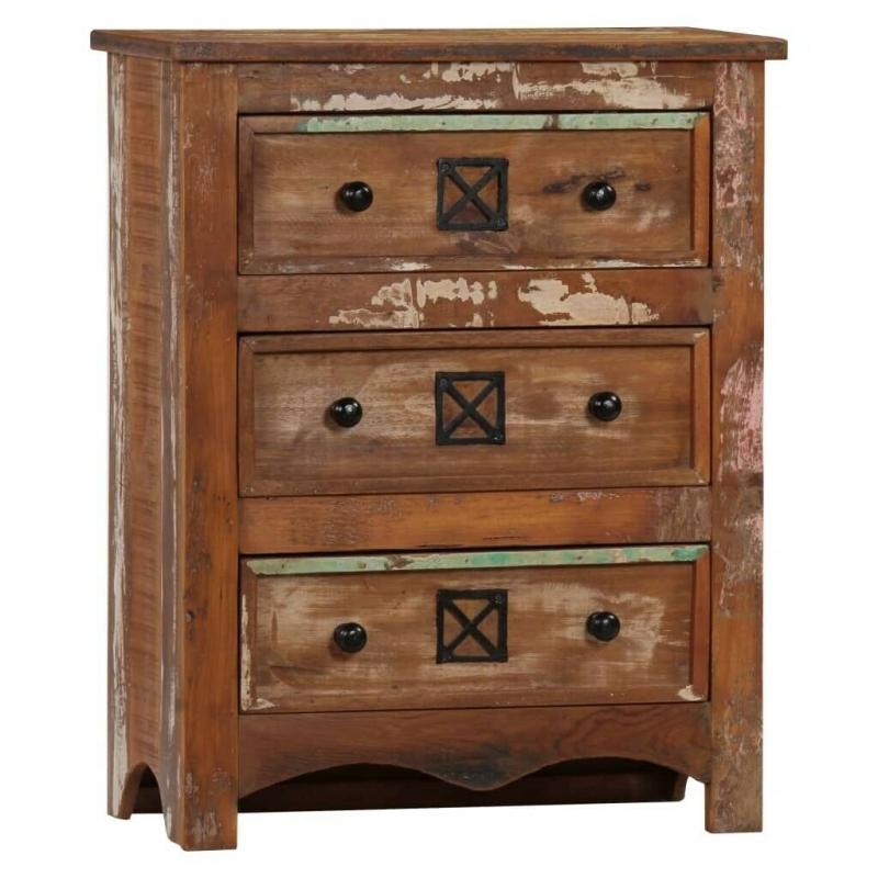 Chest of Drawers 60x30x75 cm Solid Reclaimed Wood-247575