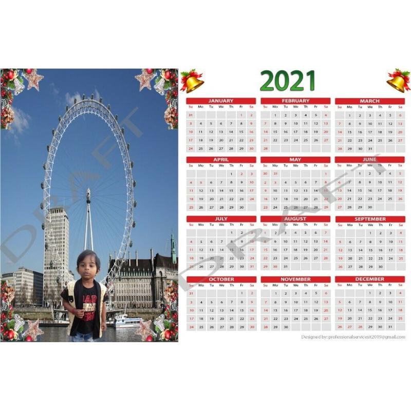 Personalized Photo Calendar 2021