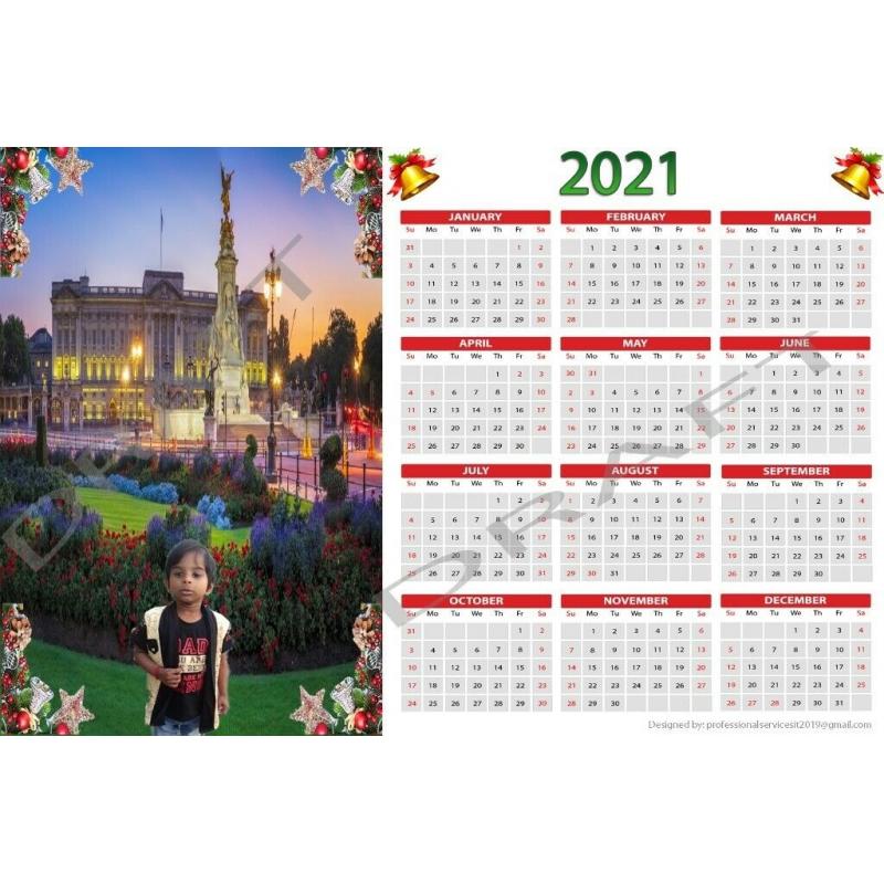 Personalized Photo Calendar 2021