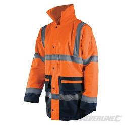 Silverline Hi-Vis 2-Tone Jacket Class 3 - Large/XLarge - BRAND NEW - L