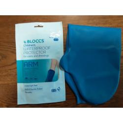 Waterproof protector for casts and dressing Arms