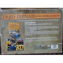 BRAND NEW PUZZLE and DVD of The Great FRED DIBNAH Never Been Opened or Used