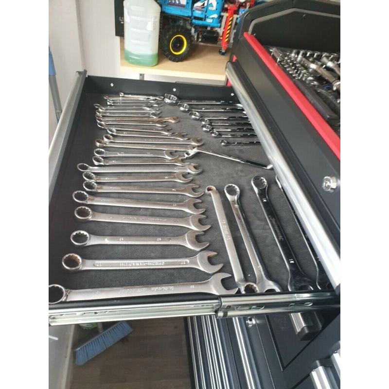 Complete mechanic tool set.