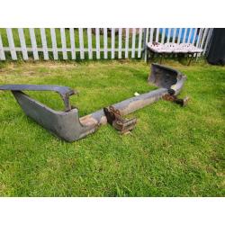 Ford transit mrk 7 2013 lwb back bumper with brackets