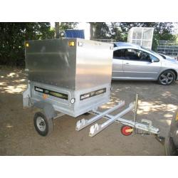 UNIQUE DAXARA 107 TRAILER WITH ALLOY BOX..... 2X CYCLE RACKS....