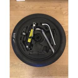 VW space saver wheel with tools