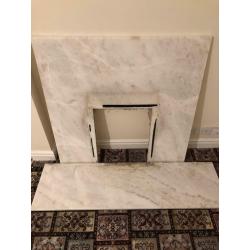 Marble fire surround