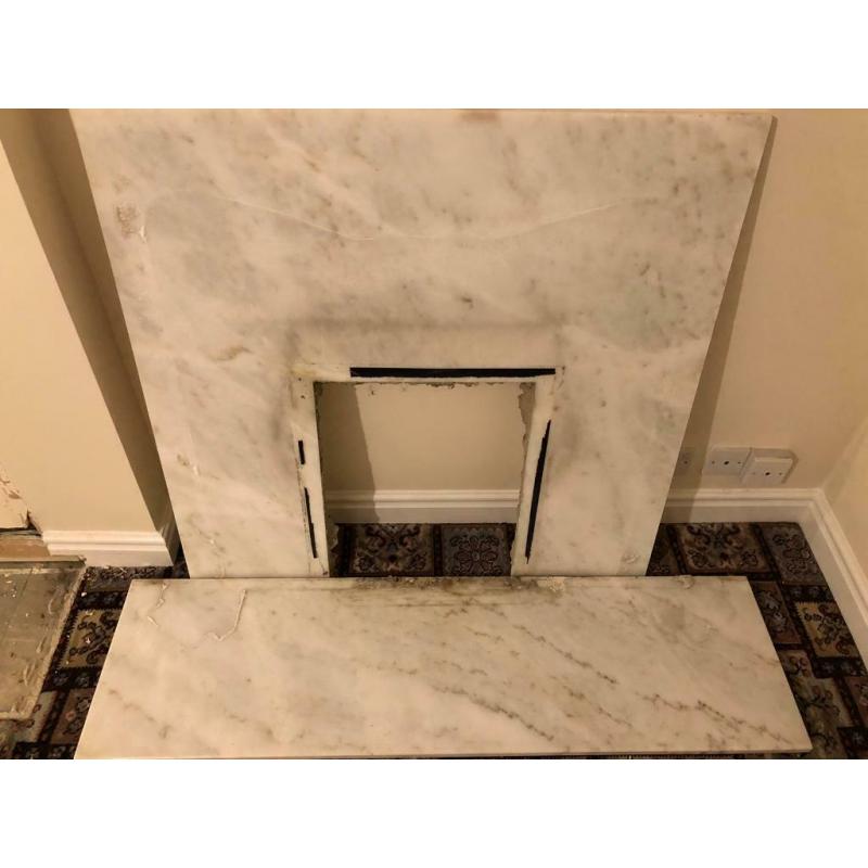 Marble fire surround