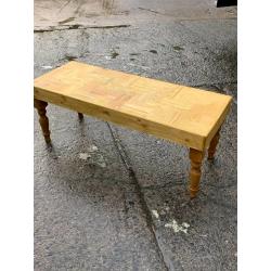 Handmade coffee table.