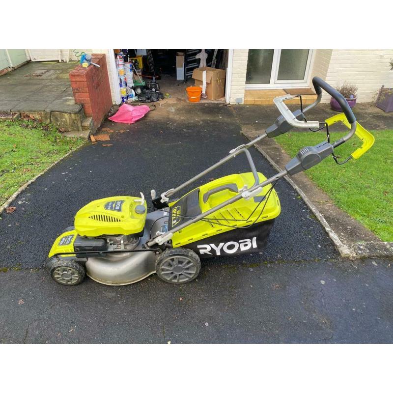 Ryobi, Self propelled, 50cc petrol lawnmower.