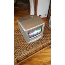 Tv with built in vhs video player