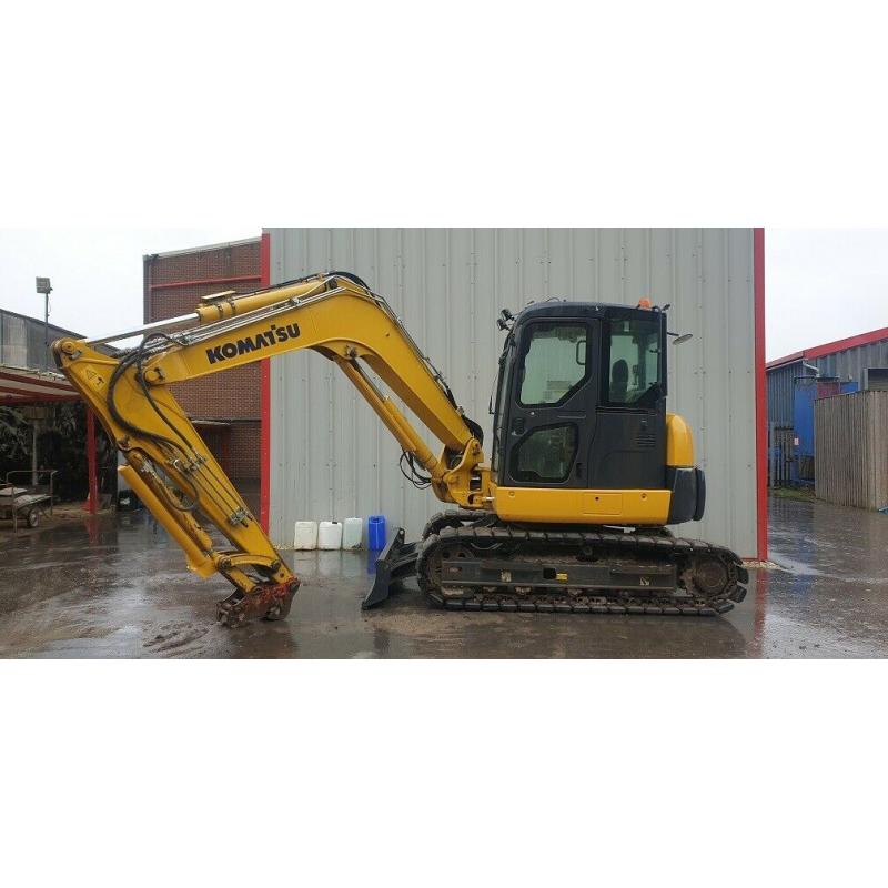 Year 2016 8 ton / tonne Komatsu PC80MR-3 midi excavator digger