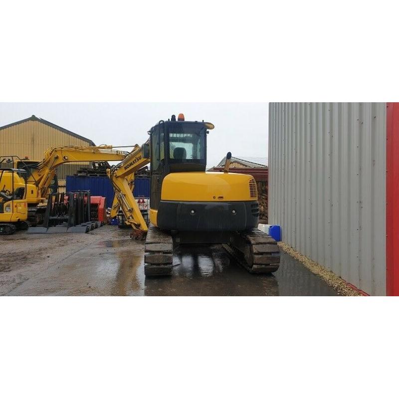 Year 2016 8 ton / tonne Komatsu PC80MR-3 midi excavator digger