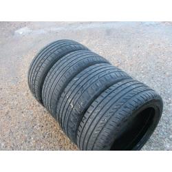 Car tyres 4 available. 225/45 ZR 17 -94W. All in good part worn condition, ?20 each