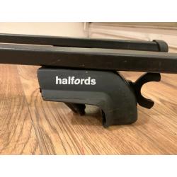 Halfords roofbars for integral roof rails.