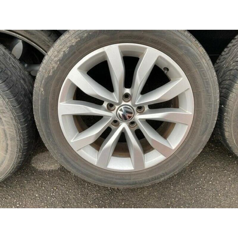 VW alloy wheels x4 with good tyres