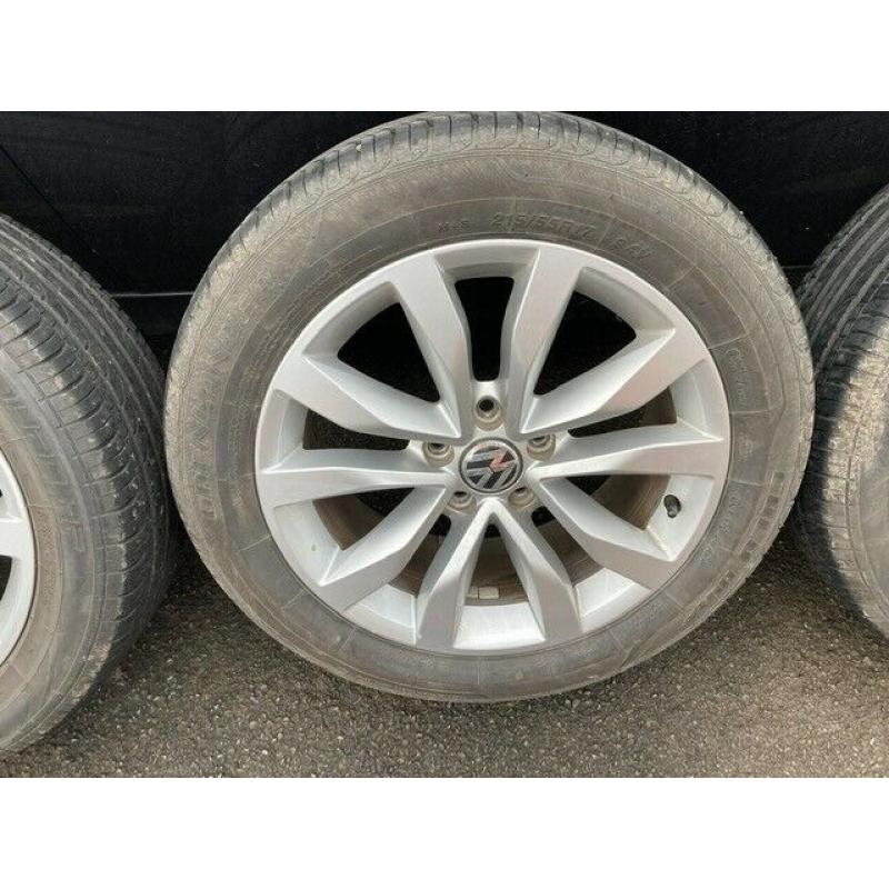 VW alloy wheels x4 with good tyres