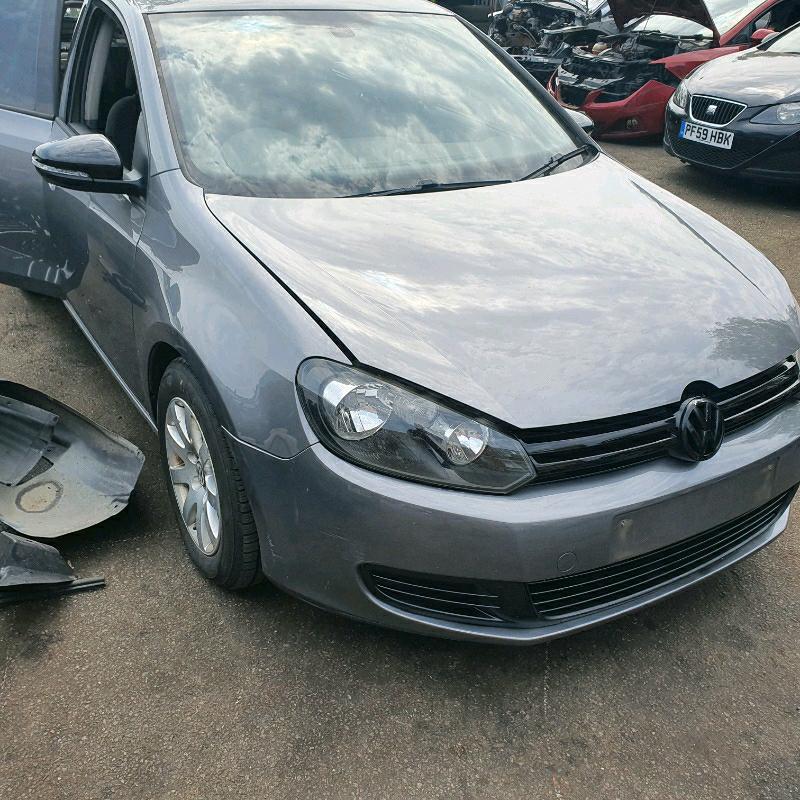 Vw golf mk6 2010 breaking 1.6 tdi black 5 door bonnet bumper wing