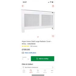 Odell Large Radiator Cover ?65. Real Bargains Clearance Outlet Leicest