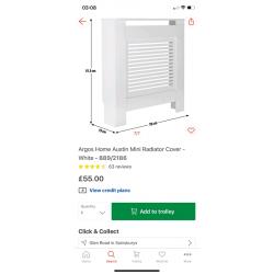 Odell Large Radiator Cover ?65. Real Bargains Clearance Outlet Leicest