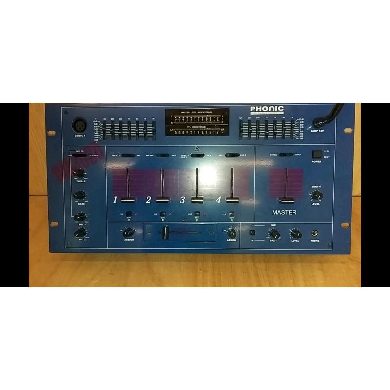 Phonic 4 Channel Mixer Desk