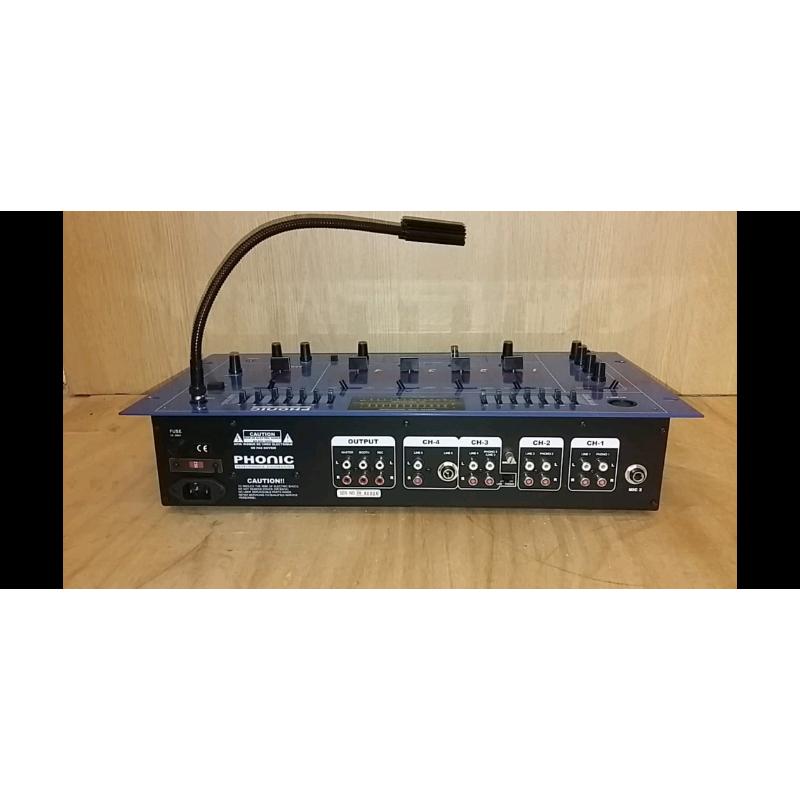 Phonic 4 Channel Mixer Desk