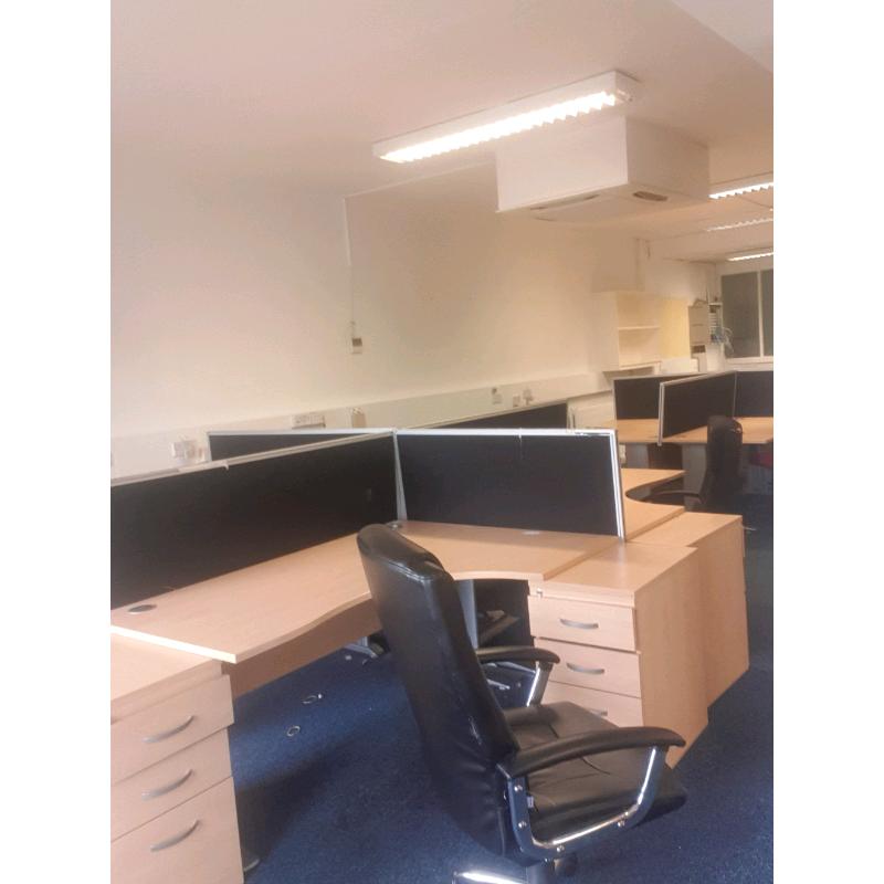 Beech managers office desks