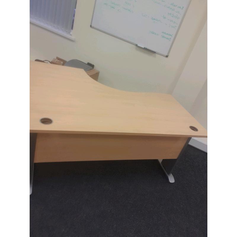 Beech managers office desks