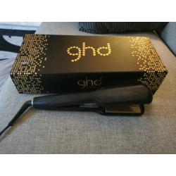 Ghd fat plate straighteners in box