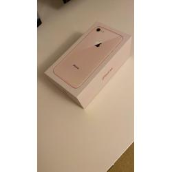 iPhone 8 Rose Gold 64GB unlocked- Excellent condition