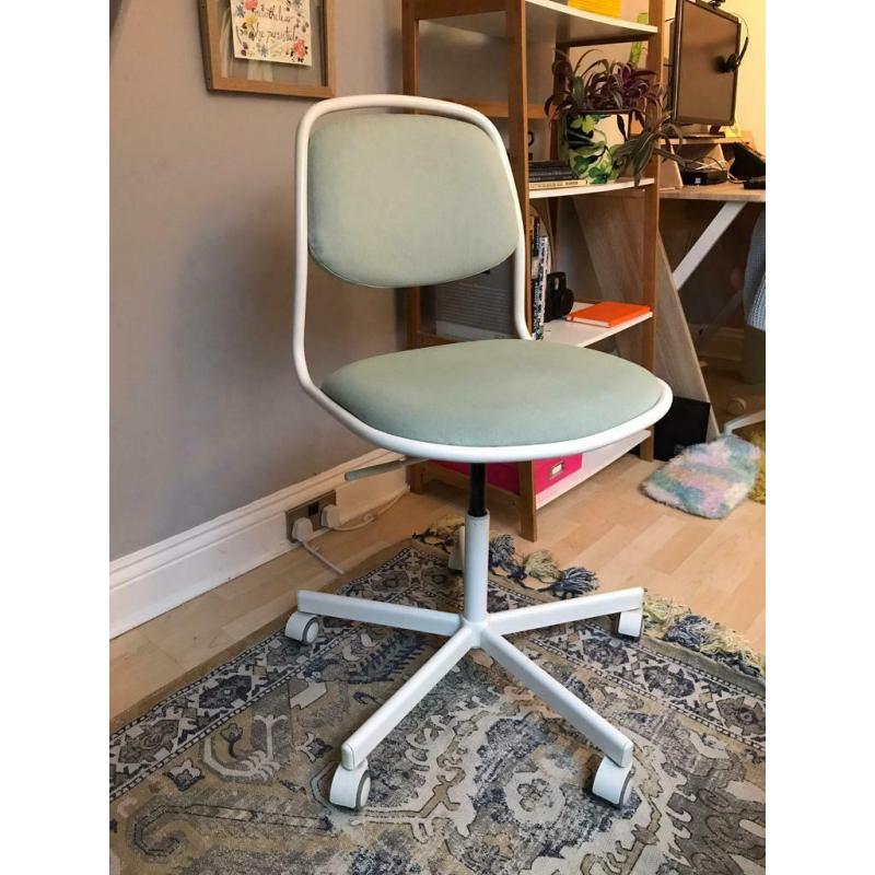 IKEA pale green desk chair